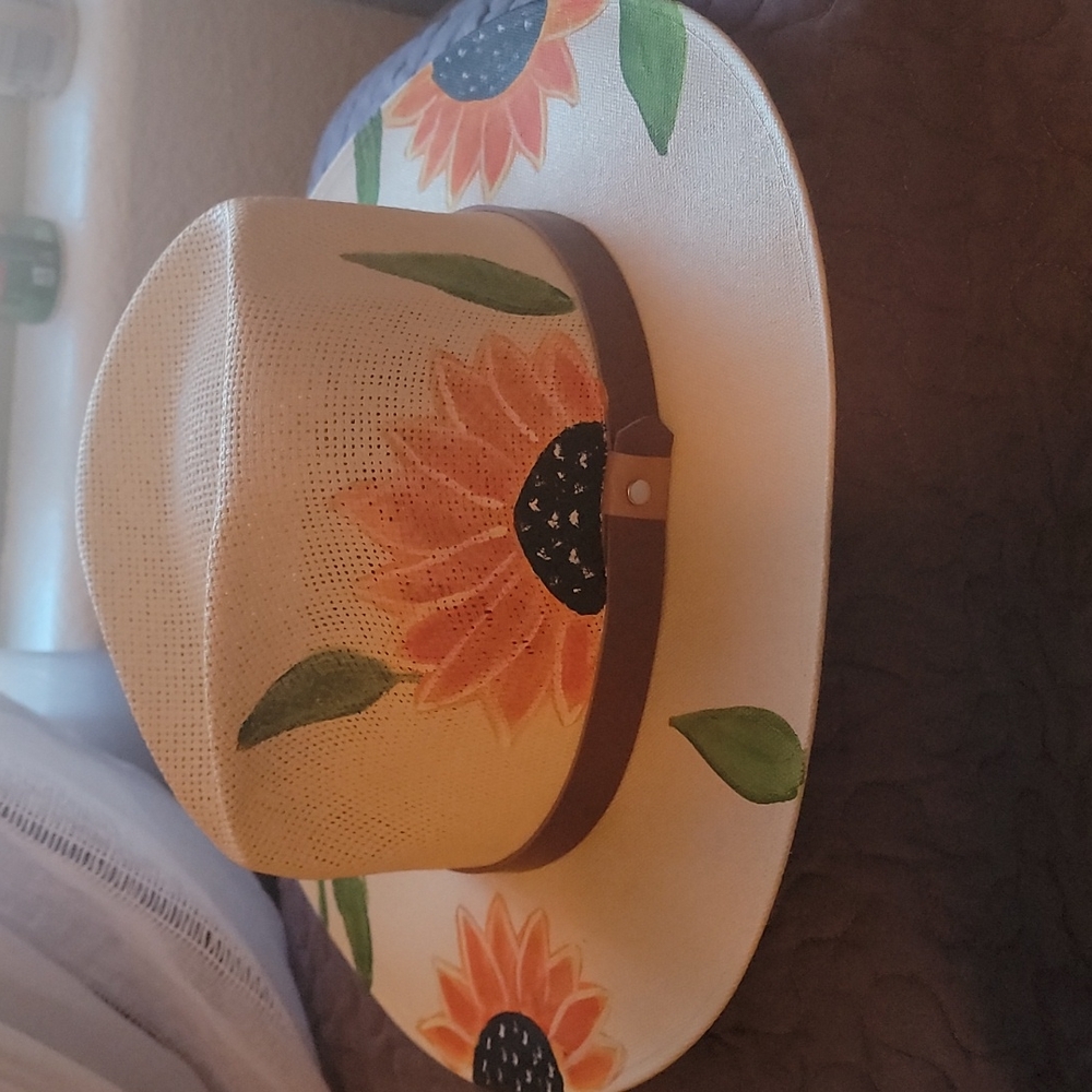 Hand painted Mexican sombrero